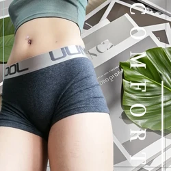 3PCS New Soft pure cotton Women's boxer panties Sexy Sports boxers for women Safety knickers Boyshorts Lady Underwear Lingerie