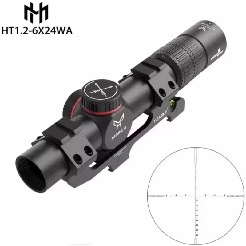 

HT1.2-6X24 Speed Sight High Definition 6-Mirror Model Decoration High Definition Coated Sight Spare Parts