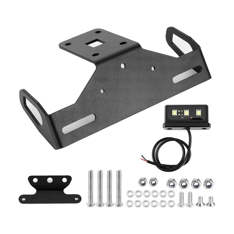 أجزاء مناسبة لـ Kawasaki Python Z1000 Z1000R إطار لوحة الترخيص إطار ذيل قصير ملحقات لوحة الترخيص الخلفية