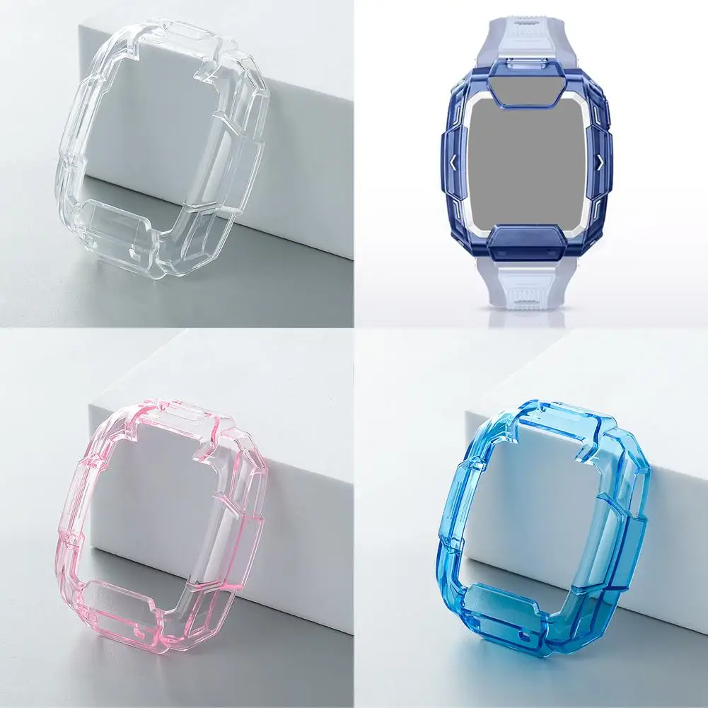 TPU Transparent Clear Children's Watch Protective Case For Huawei Mobile Phone Watch 5pro Comprehensive Protection Scratch-proof