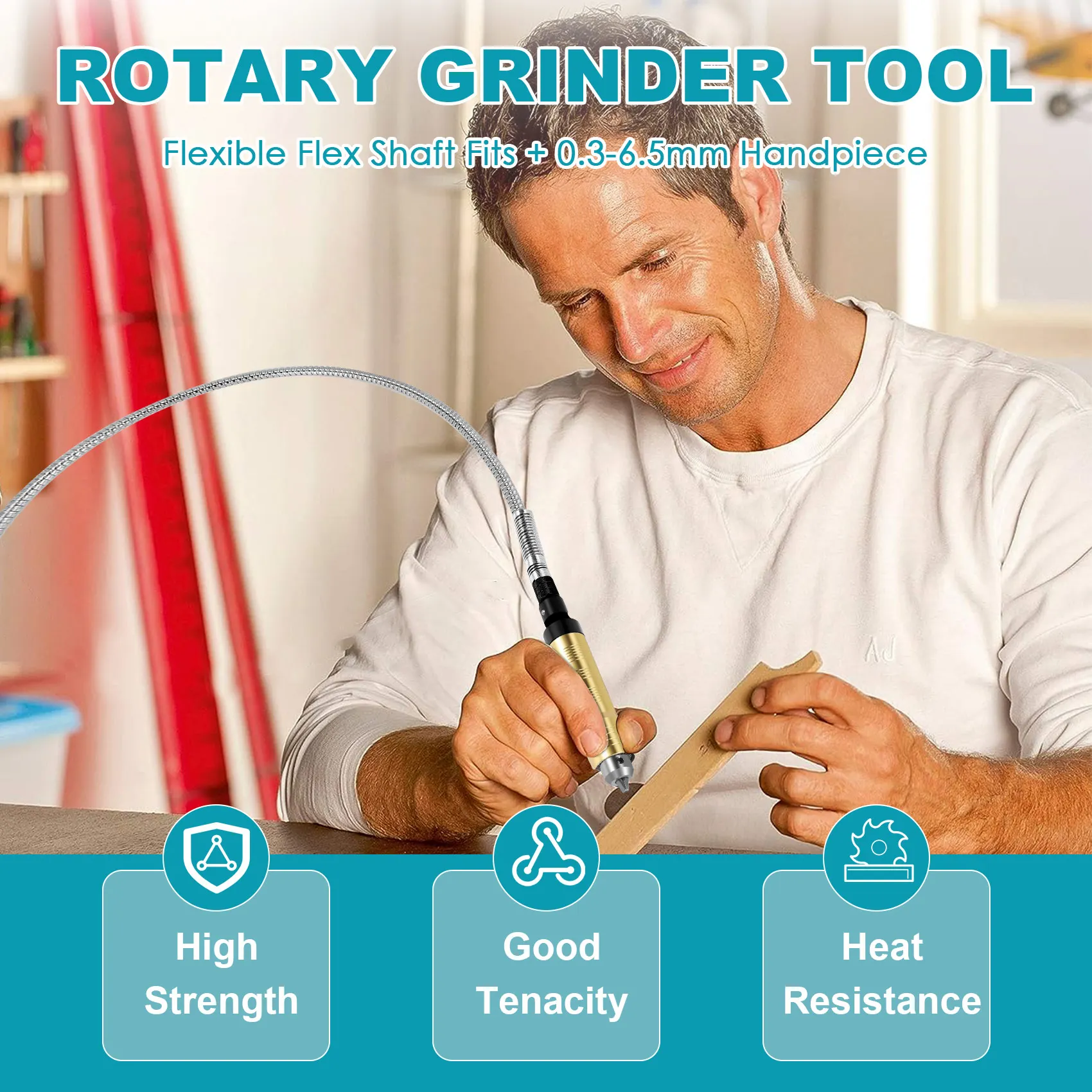 A44Z-Rotary Grinder Tool Flexibele Flex As Past + 0.3-6.5Mm Handstuk Voor Dremel Stijl Elektrische Boor Rotary Tool accessoires