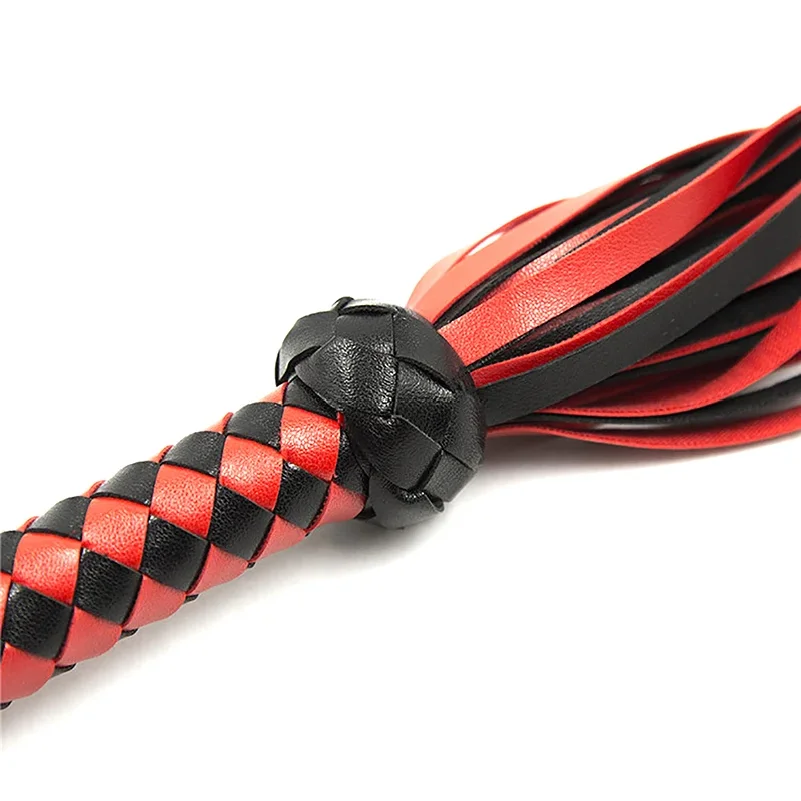 Horse Whip Riding Crop Equestrian Faux Leather Whip Horse Equipment Whip Training Horse Riding Whip for Couples view 3