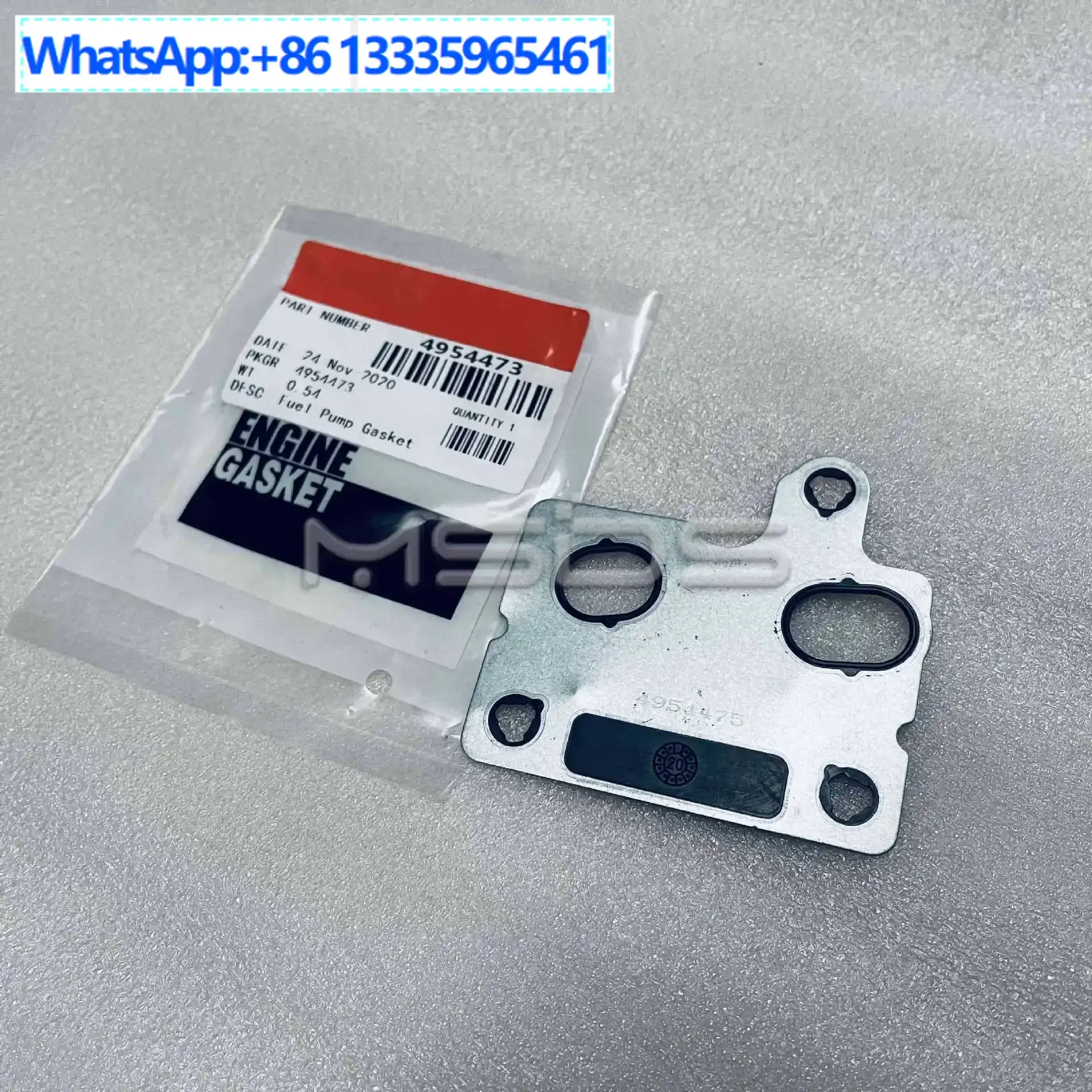 

2Pcs supply suitable for construction machinery lSX15 engine electronic oil pump gasket 4954473
