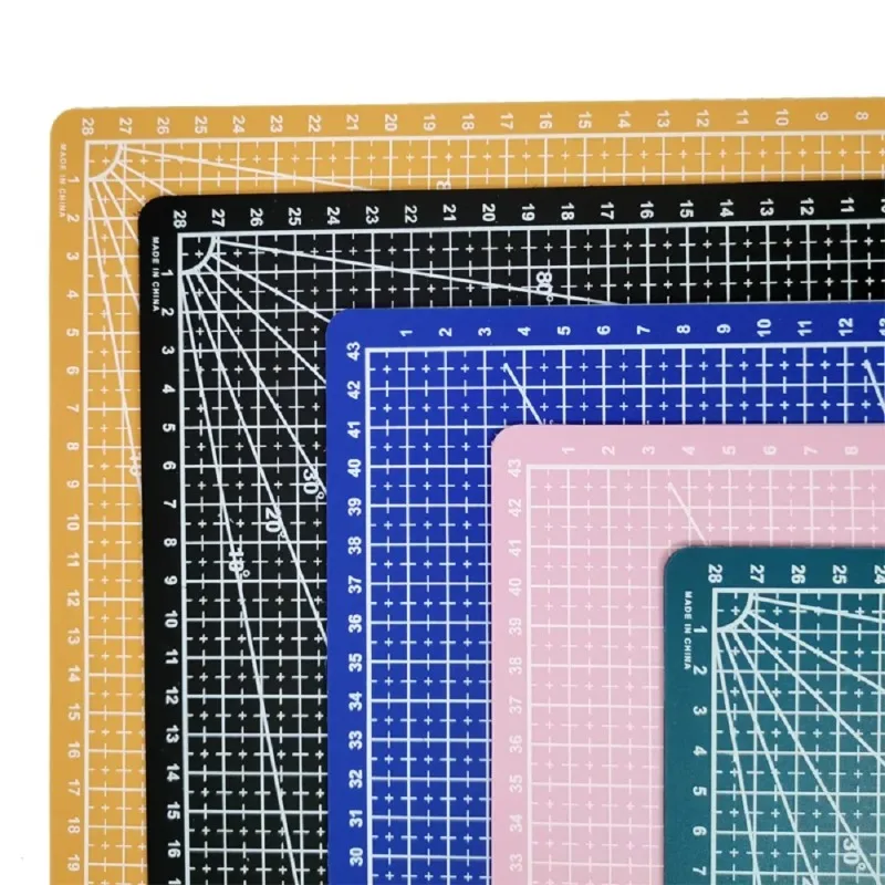 حصيرة القطع A3 - محطة عمل PVC مزدوجة الجوانب للصياغة DIY، حماية ضد المقص (45 × 30 سم) للطلاب والفنانين