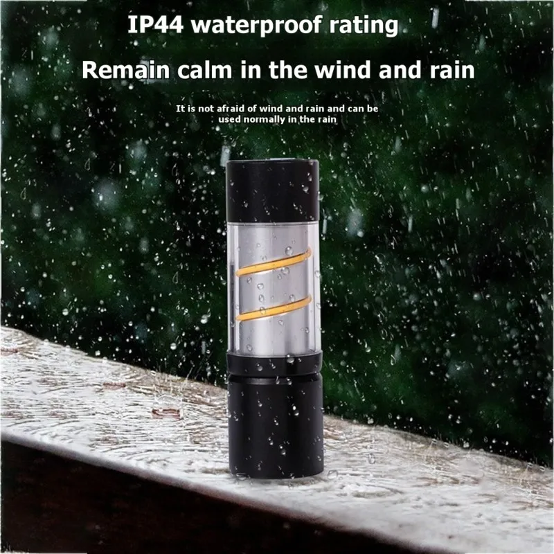 B84B-Ideal For Outdoor Activities Mini LED Flashlight With Light Strip Portable, Lightweight