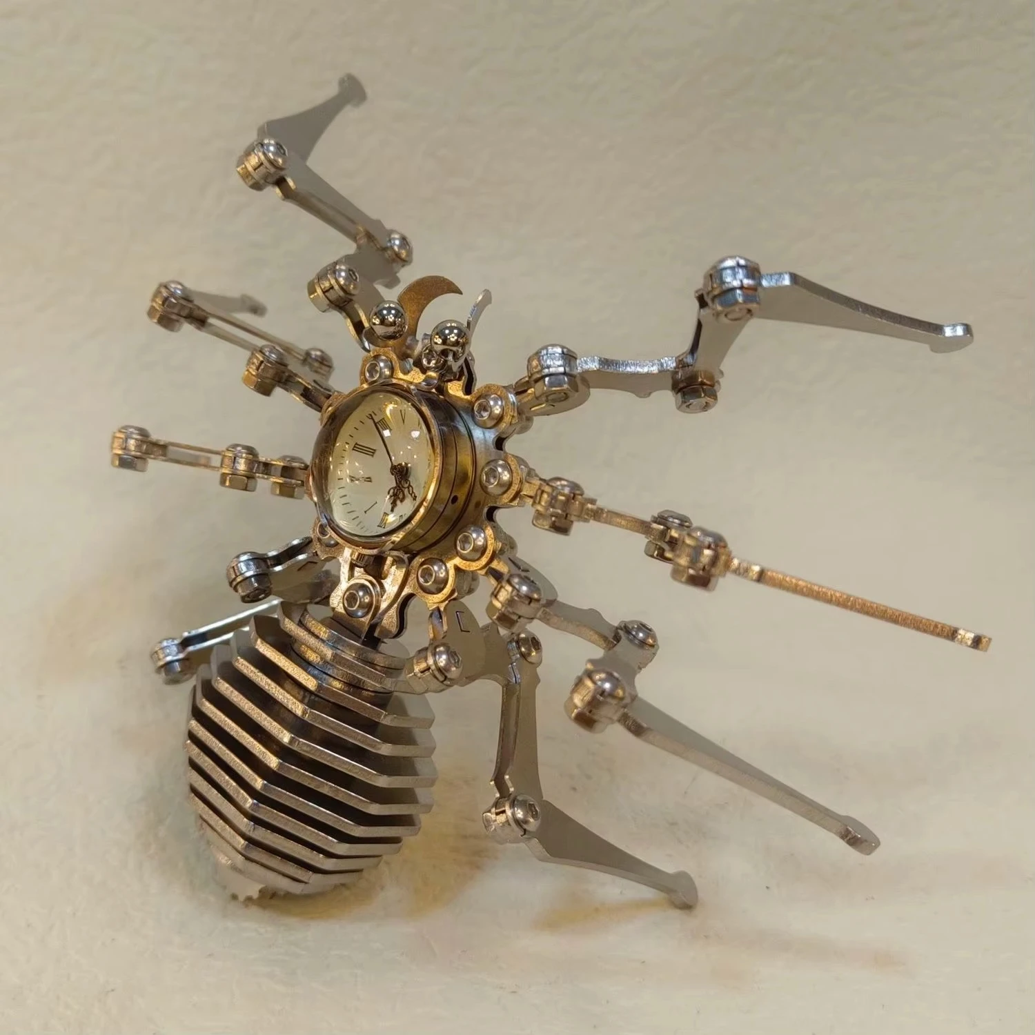 Mechanical Spider Stainless Steel Insect Model Handicraft Toy Mechanical Technology Sense