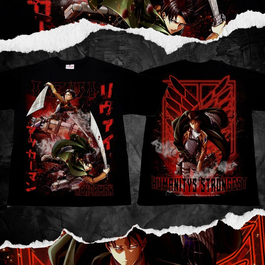 Attack on Titan T-shirt Mikasa Shingeki No Kyojin Anime AOT Gift shirt All Size