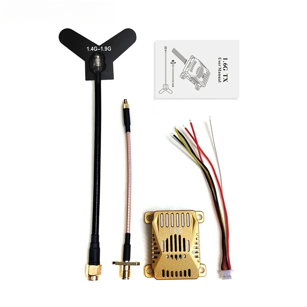 

1.6G 1.7G 1.8G 3W FPV VTX Drone Video Transmitter Receiver with IRC Tramp Long Range Adjustable Power