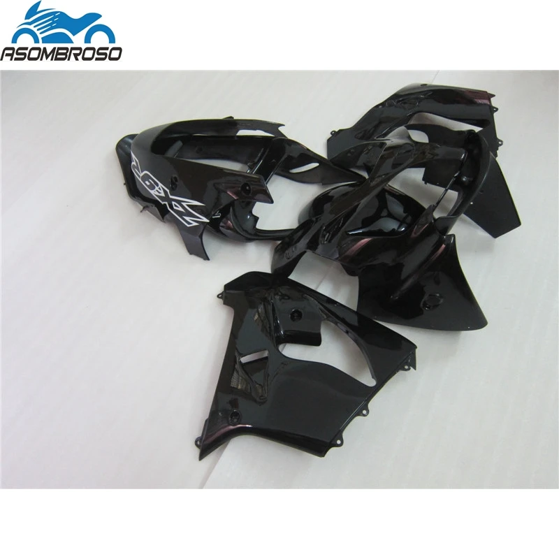 Best Selling Injection Mold Bodyparts for Kawasaki Ninja ZX9R fairing kit 2002 2003 full black fairing set zx9r 02 03 N74