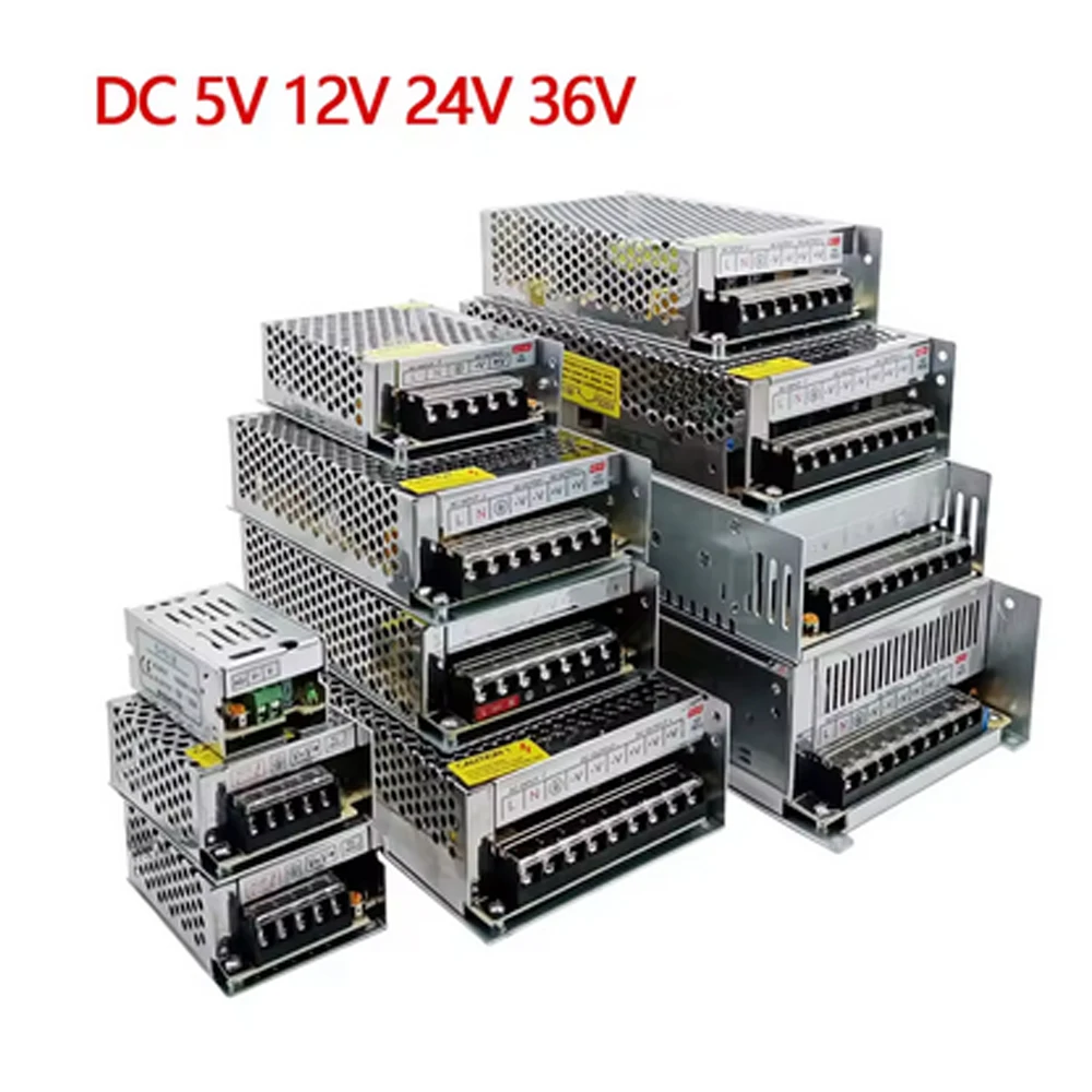 

110V 220V to 5V 12V 24V Universal AC DC Power Supply 1A 2A 3A 5A 6A 10A 20A Switching Power Supply SMPS Fonte Transformer