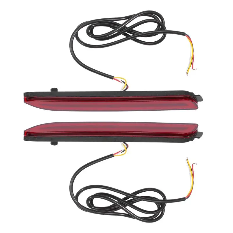 AEE5-For Toyota Camry Sienna Avalon RAV4 Wish Fortuner LED Rear Bumper Fog Light Tail Brake Stop Light Reflector Driving Lamp