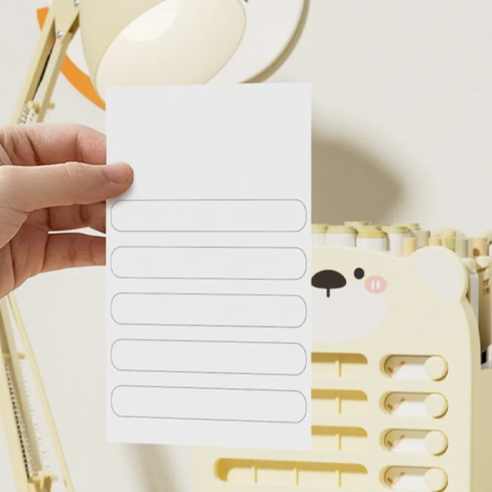 Large-capacity Self-discipline Pen Holder Multi-functional Clear Drawer Desktop Organizer To Do List Schedule List