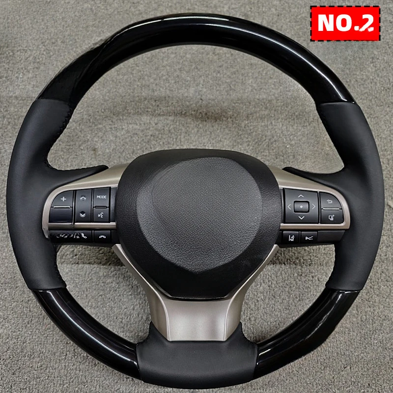 For Lexus ES LX UX NX RX GX Modified Carbon Fiber Steering Wheel With Steering Wheel Horn Cover