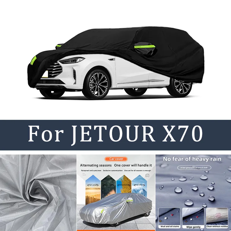 

﻿ For JETOUR X70 Car Cover Car Waterproof All Weather Automobiles Full Exterior Covers - Sun-proof Outdoor Anti scratch