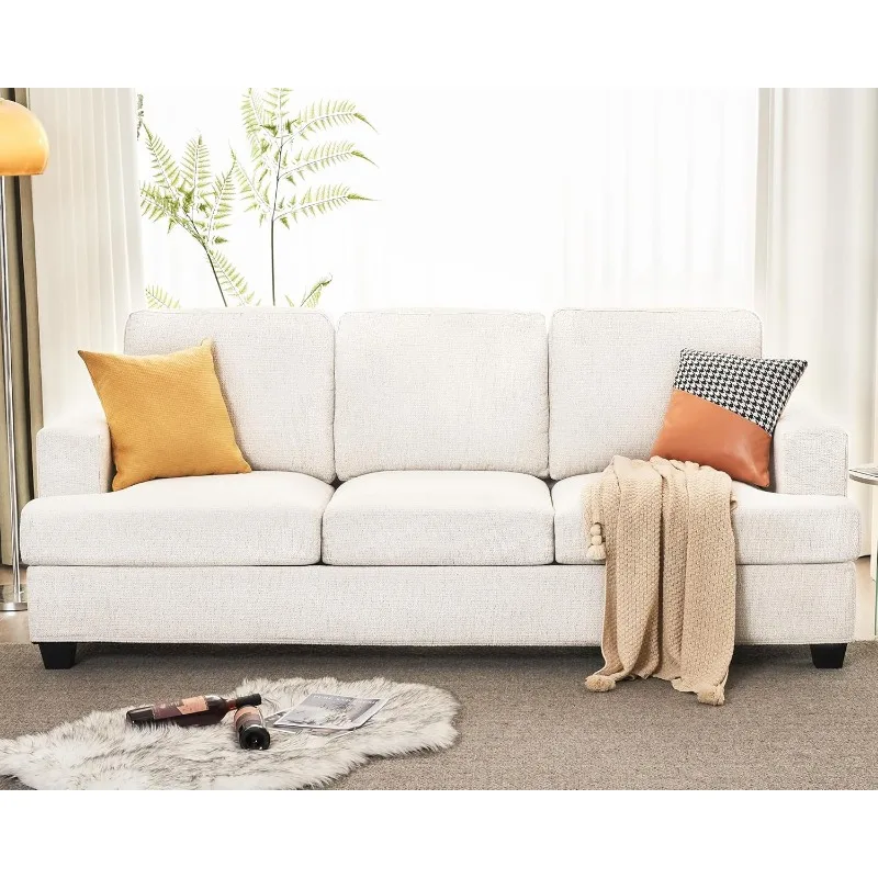 89 Inch Sofa, Comfy Sofa Couch with Extra Deep Seats, Modern Sofa- 3 Seater Sofa, Couch for Living Room Apartment Lounge,