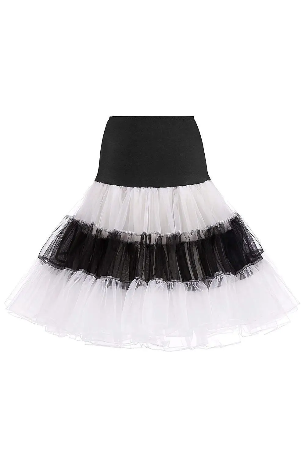 ثوب نسائي تحتية كرينولين لخمسينيات القرن العشرين فستان توتو روكابيلي 50s توتو ثوب نسائي عتيق ريترو تول تنورة لحفلات الكوكتيل #2