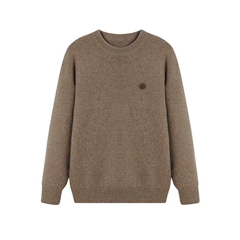 Wool Blends Premium Men Sweater Long Sleeved Pullovers All Match Winter Quality Soft Comfortable Skin-Friendly Sueters De Hombre