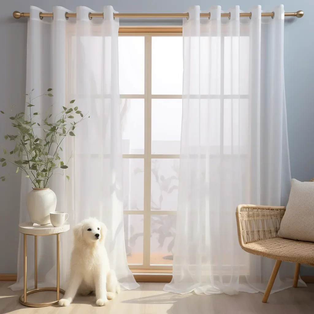 Shading Solid White Sheer Curtains for Living Room Decoration Window Curtains for Kitchen Modern Tulle Voile Organza Curtains