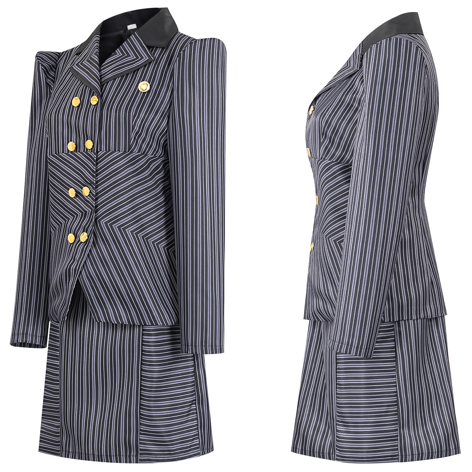 

Magic Witch Aifuba COS Uniform Black School Uniform Same Costume Cosplay Stage Costume Performance Costume