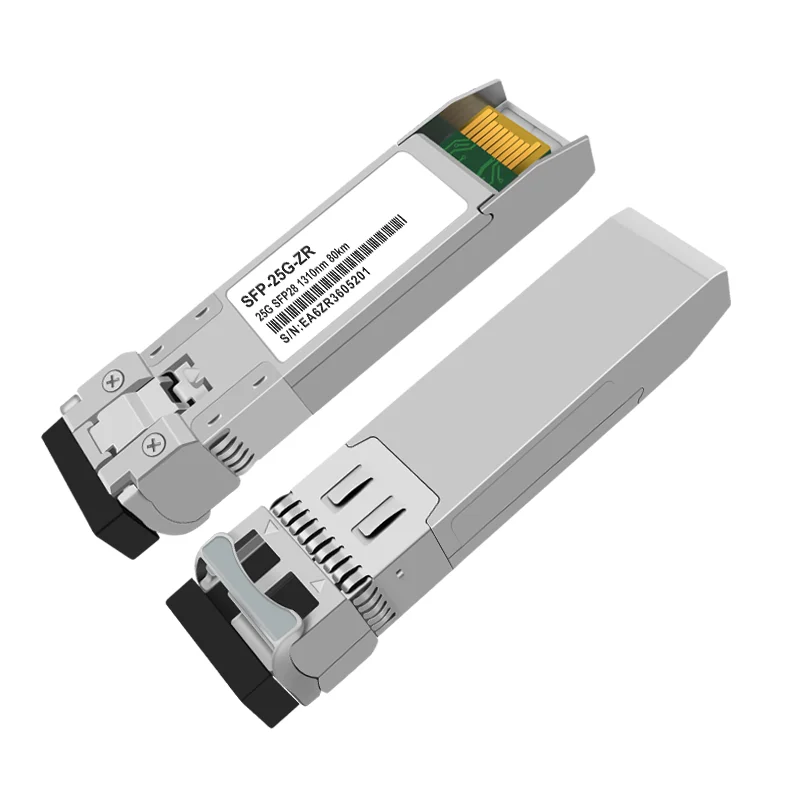 25G SFP28 ZR Optical Transceiver Module 1310nm 80km Duplex LC Compatible with Cisco Ubiquiti Mellanox Juniper Switches