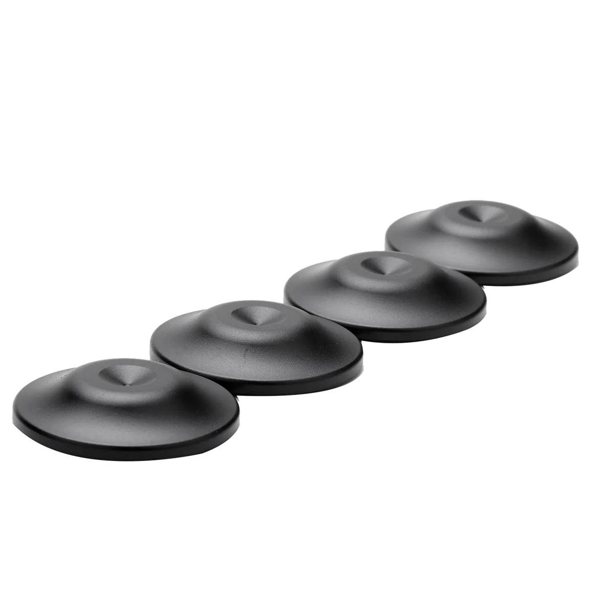 A49T 4PCS Amplifier Speaker Feet Spikes Pads Replacement Speakers Amplifier Recorder Feet Pad Black