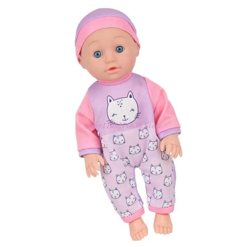 R6FD 30 vinilos blandos Reborns Figurine Toy para preescolar con vida Diseño Muñeca juego imaginativo para niños
