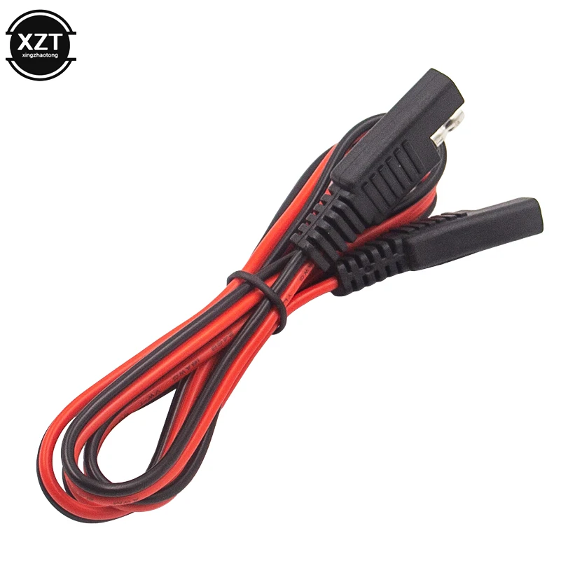 18AWG SAE to SAE Power Extension Cable Solar Battery Quick Disconnect Wire Harness SAE Copper Connector 1M/2M Adapter