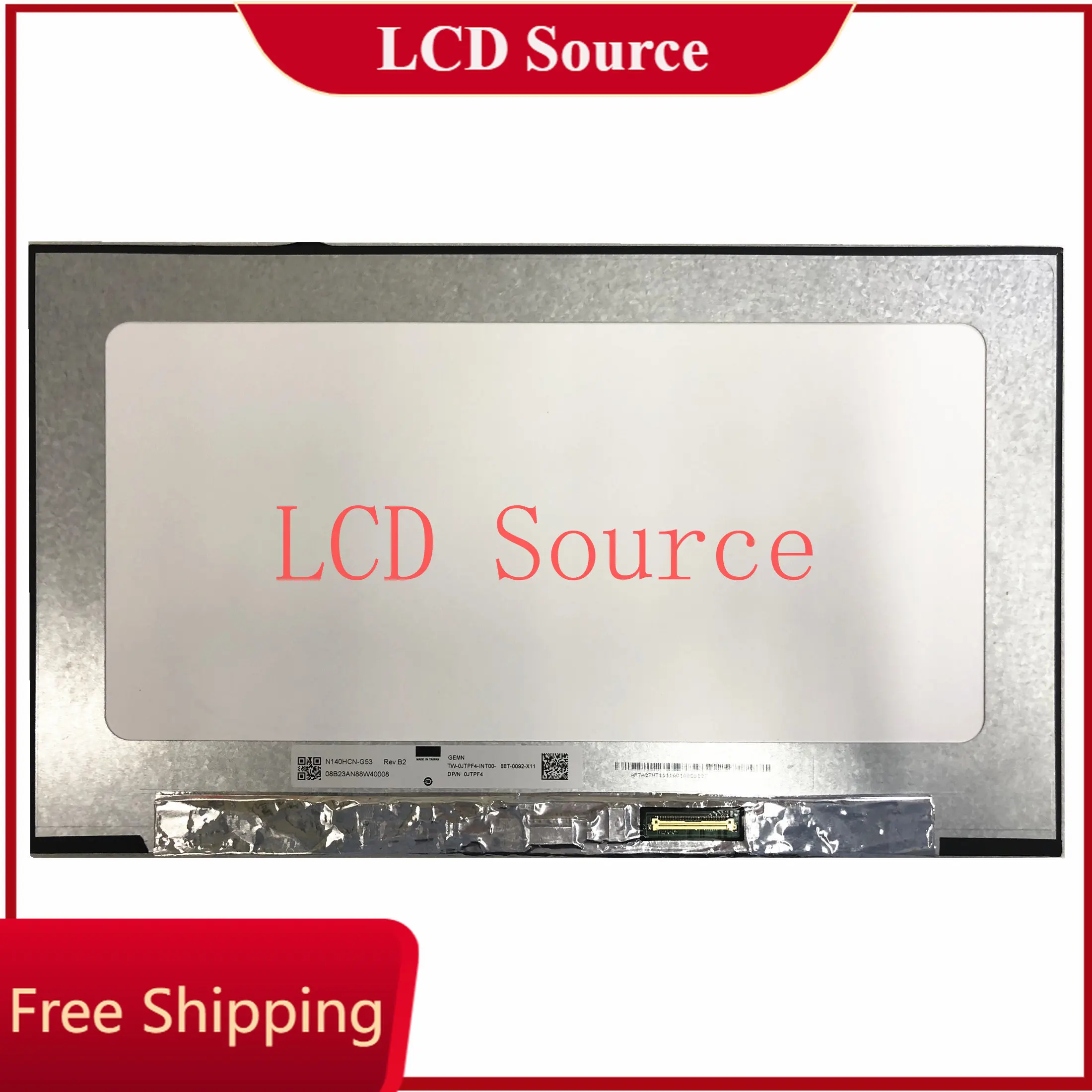 

N140HCN-G53 Rev B2 14.0" EDP 40 pin FHD IPS TOUCH LAPTOP LCD Screen