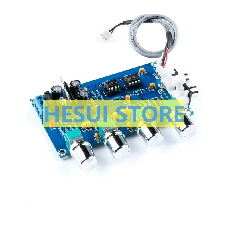 NE5532 board Audio pre-amplifier module Volume control module Audio treble medium bass adjustment tunning module XH-M164