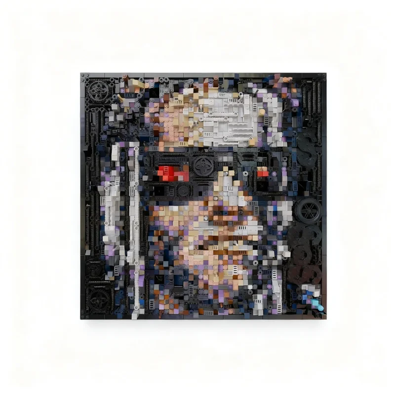 3025pcs MOC Art Terminator Model Building Blocks Architecture Christmas Gift Toys Birthday 3D Display Creative Collection Idea