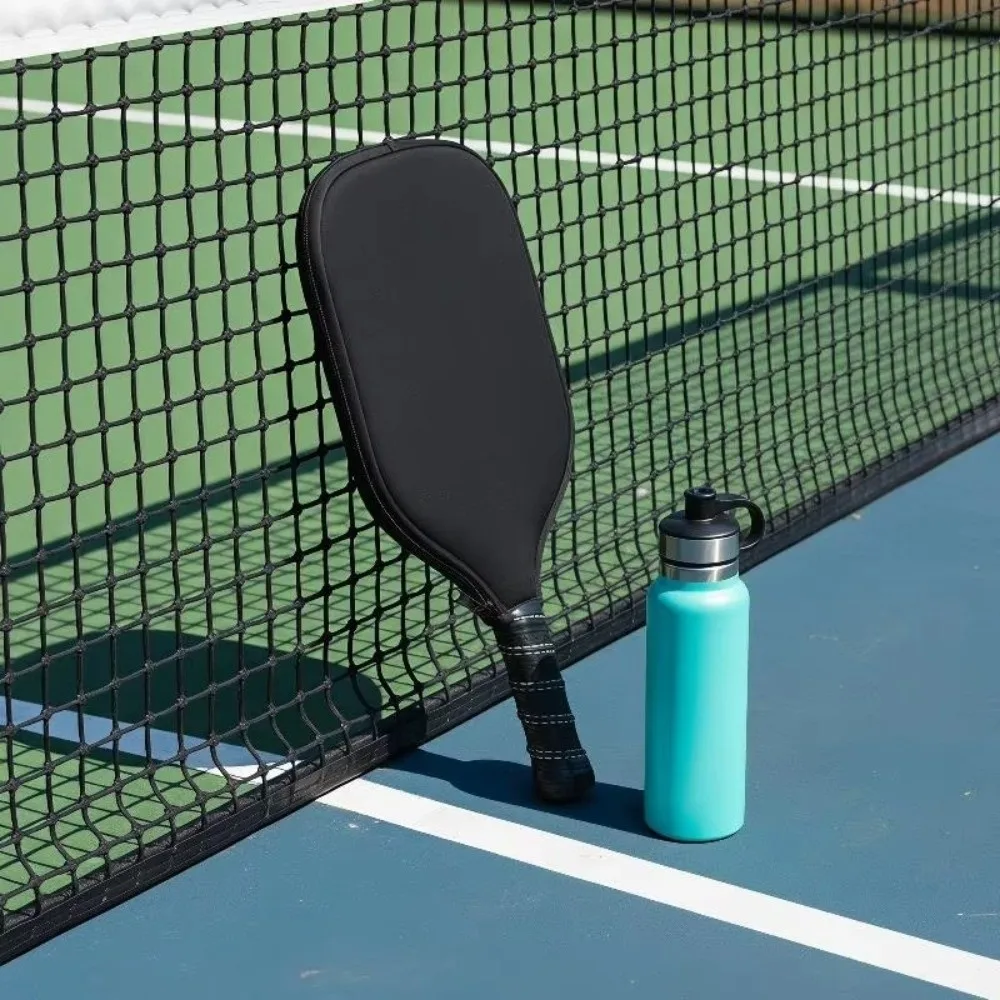 Neoprene Material Pickleball Paddle Cover Soft Texture With Zipper Pickleball Racket Bag Colorful Appearance
