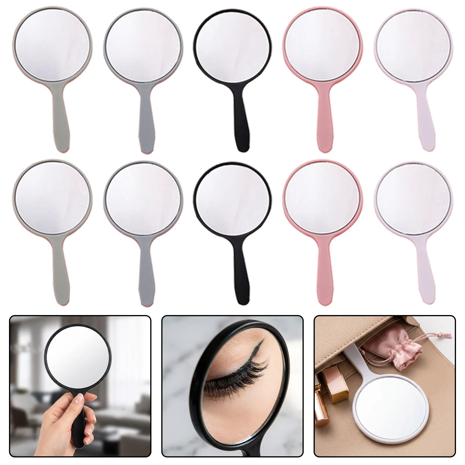 50pcs-portable-mini-round-handheld-makeup-mirrors-small-pocket-mirror-bulk-for-travel-daily-use-mini-mirror
