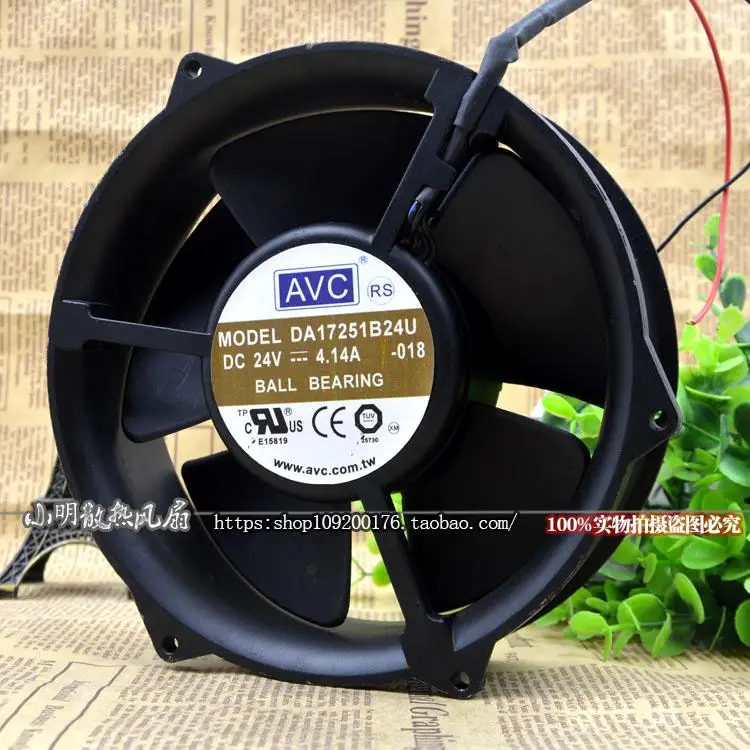 

NEW ORIGINAL 24V 4.14A DA17251B24U 17538 172*51 mm COOLING FAN