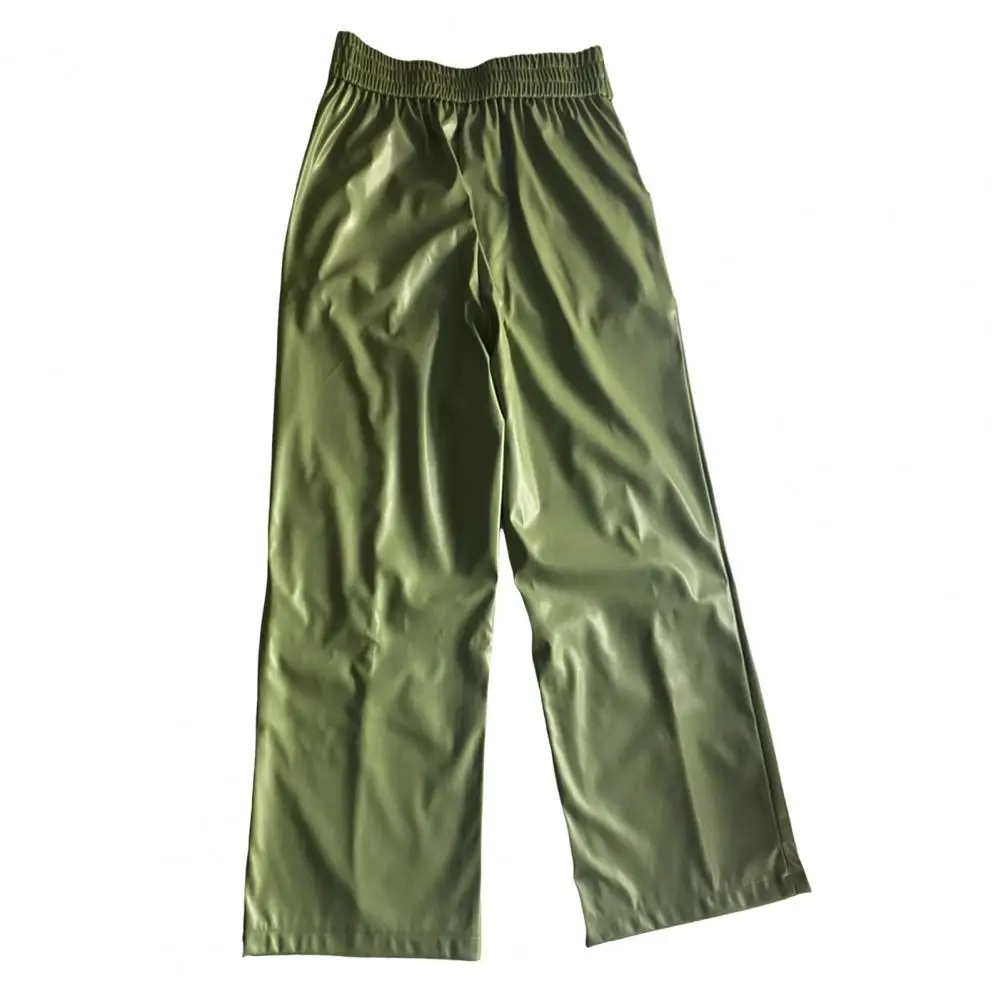 Winter Autumn Sexy Women PU Pants Black Fitness Slim High Waist Pencil Pants Streetwear Faux Leather Trousers For Women Leisure