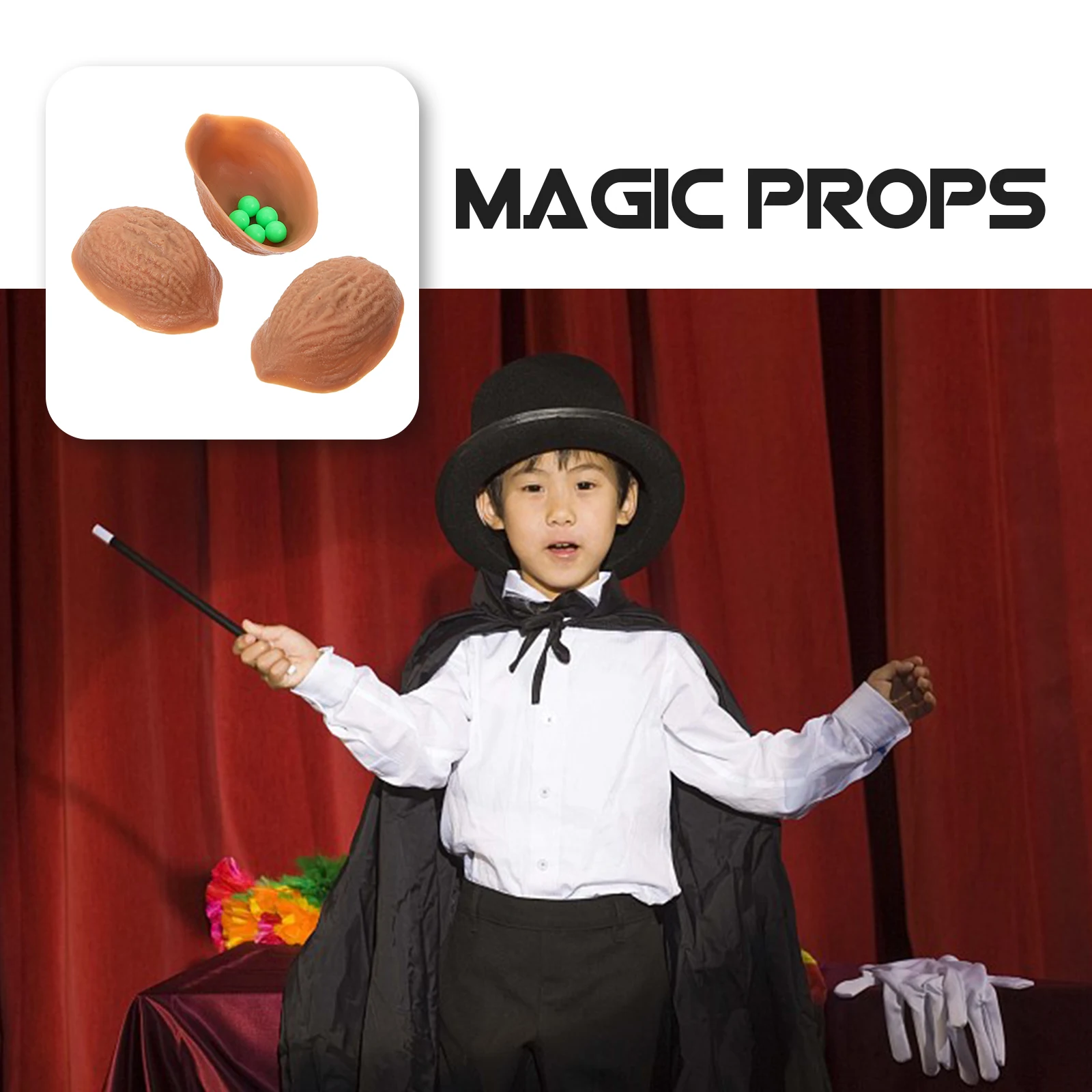 

three shell game trick trick set wizard shell trick