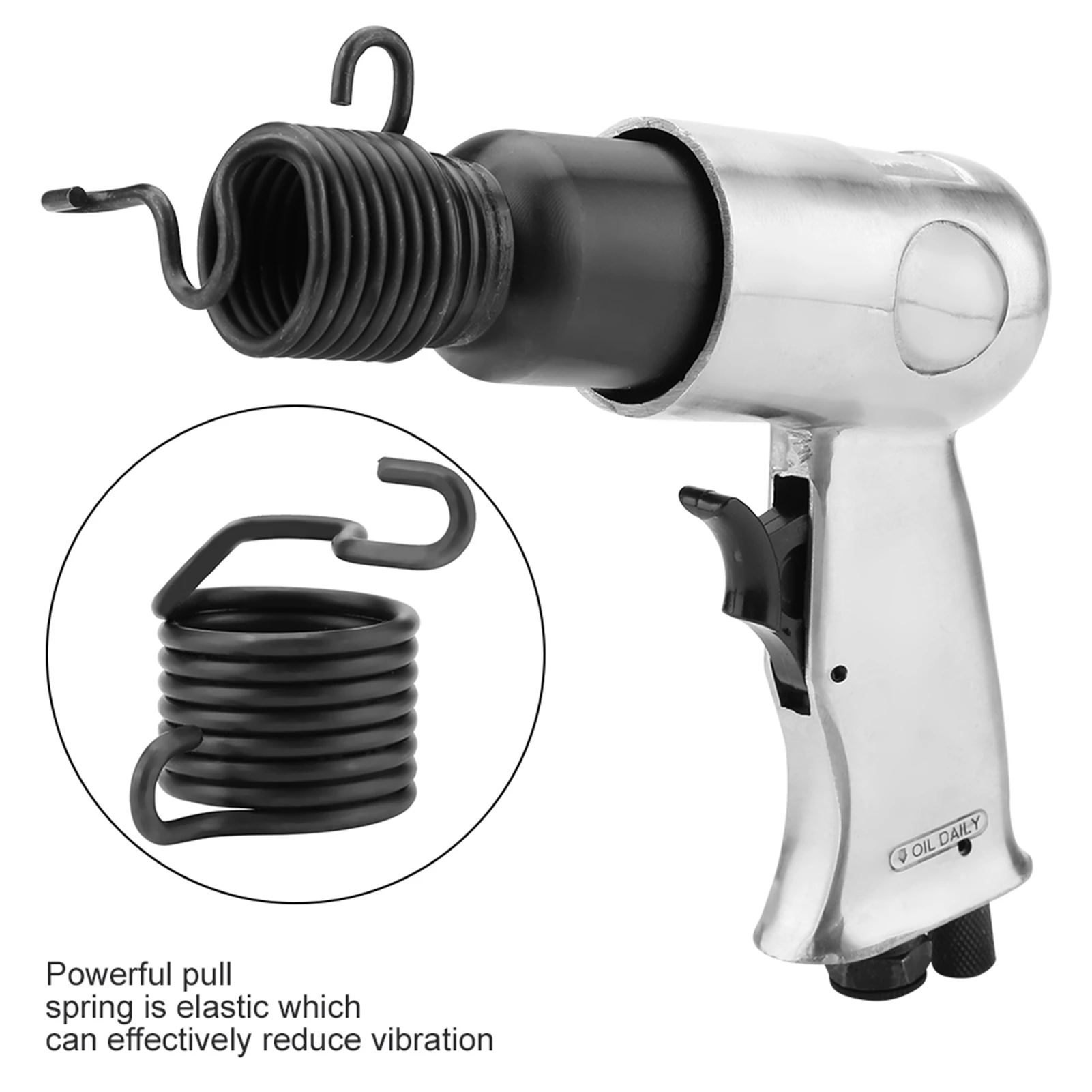 

Industrial Powerful Handle Straight Type Air Chisel Pneumatic Hammer Shovel Tool 150mm