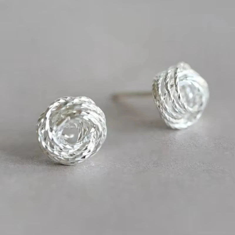 REETI 925 sterling silver wire Stud Earrings for Women Elegant Wedding Jewelry pendientes mujer moda 2019 Brincos