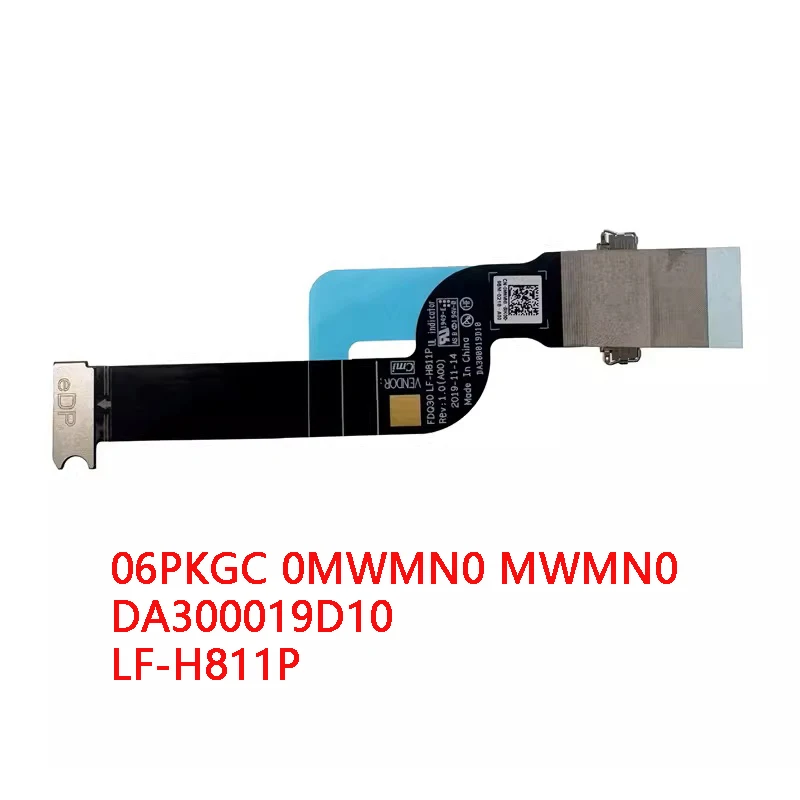 NOVO Cabo FPC EDP FHD Original para Laptop Dell XPS 13 9300 9310 FDQ30 NON-Toch LF-H818P 06PKGC DA300019D10 LF-H811P 0MWMN0