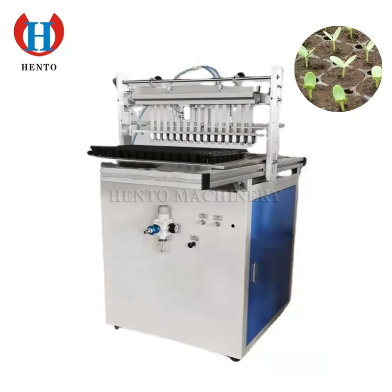 High Precision Suction Seeder With Tray Potato Sesame Flower / Automatic Seedling Nursery Machine