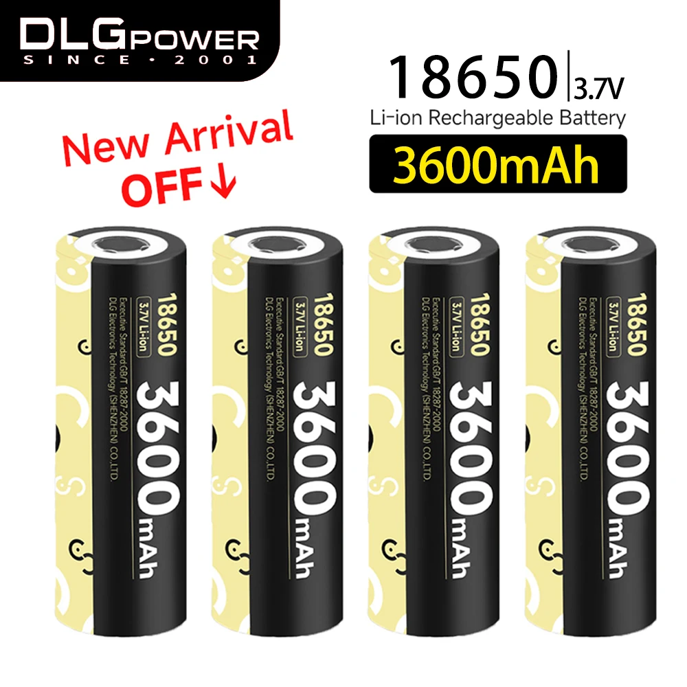 

AIPEKE 18650 battery 3.7V 3600mAh Rechargeable batteries 18650 lithium battery flashlight radio Electronic toothbrush