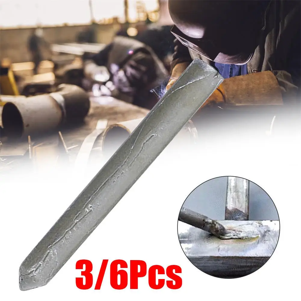 Easy Melt Welding Rods para Ferro de Cobre, Solda de Aço Inoxidável, Alumínio Reparação Buracos, Solda Rod Agen, Baixa Temperatura, 3 Pcs, 6Pcs