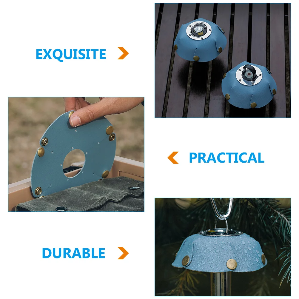 

Rustic Lampshade Small Waterproof Outdoor Camping Cover Vintage Light Accessories Patio Bedroom Kitchen Bathroom Drum