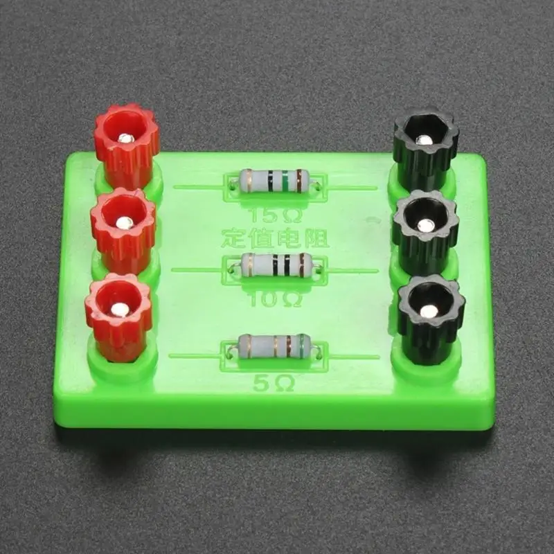 Bộ dụng cụ thử nghiệm vật lý Y4QF Bộ dụng cụ cố định vật lý 5/10/15 OHM STEM Học đồ chơi truyền cảm hứng cho các kỹ năng cho trẻ