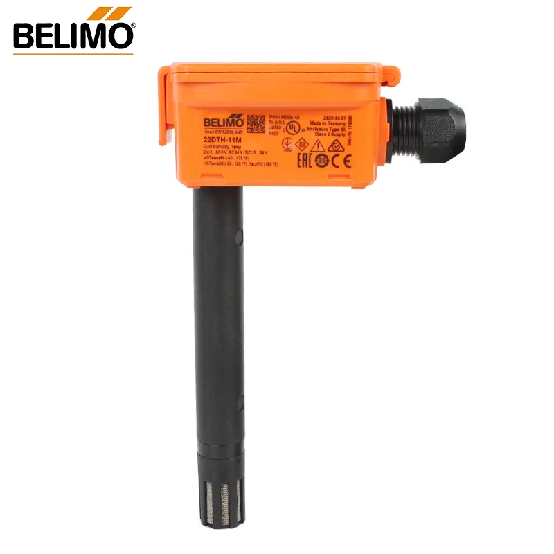 BELIMO Duct sensor Humidity / Temperature 22DTH-11M For measuring the relative or absolute humidity and temperature