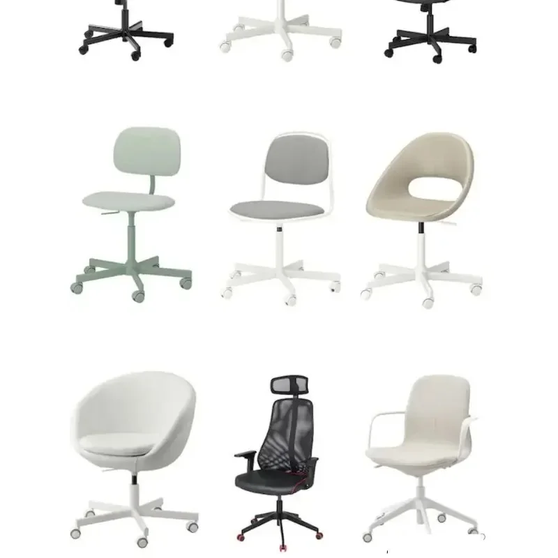 5Pcs 2‘’ Black/Orange/Gray Universal/Brake Office Chair Electric Competition Wheel Computer Caster