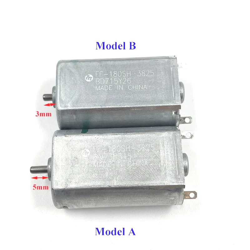 MABUCHI FF-180SH-3825 DC 1.2V 2.4V 3V 3.7V High Speed Mini 15mm*20mm Motor for Electric Shaver Clipper Toy Car Engine Model