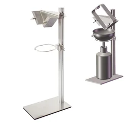3D Printer Resin Recycle Funnel Stand Resin Vat Holder Resin Tank Stand Funnel Holder Easy to Pour Liquid to Bottle Easy Clean R