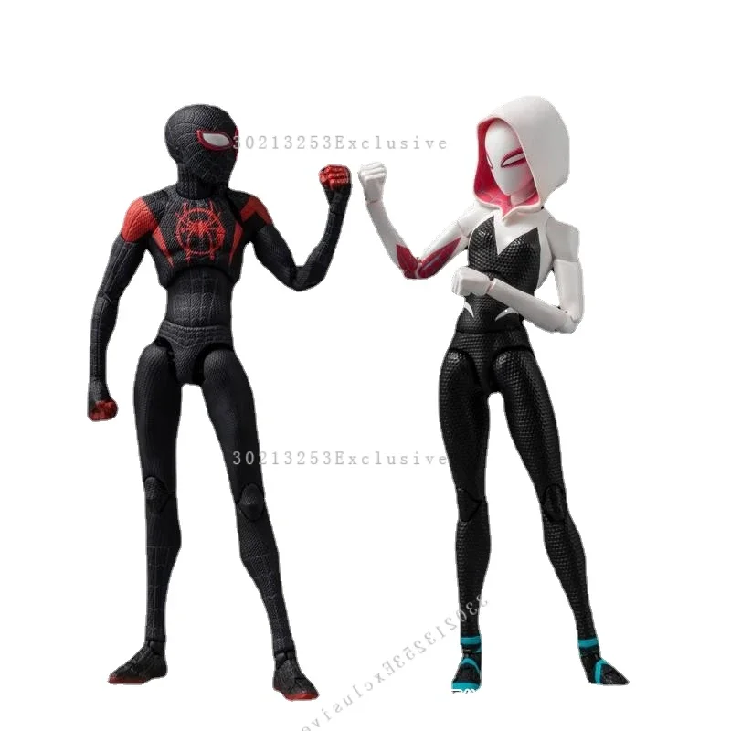 In Stock Marvel Spider-Man Parallel Universe Gwen Stacy SV-ACTION Movable Doll Collection Hobby 6-inch