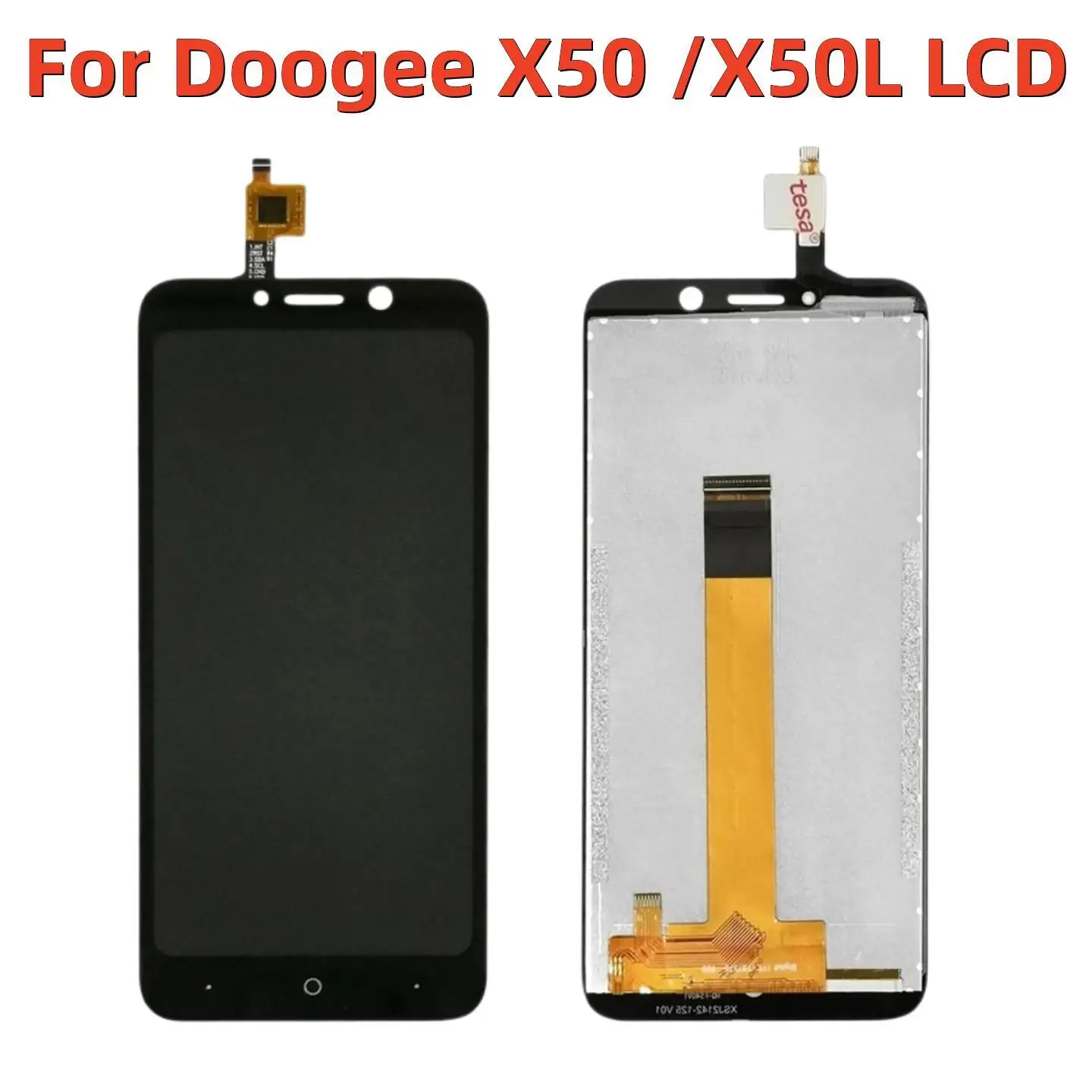 

5.0" For Doogee X50 X50L LCD Display + Touch Screen Digitizer Assembly Replacement 100% Tested For DOOGEE X50 / X50L Cell Phone