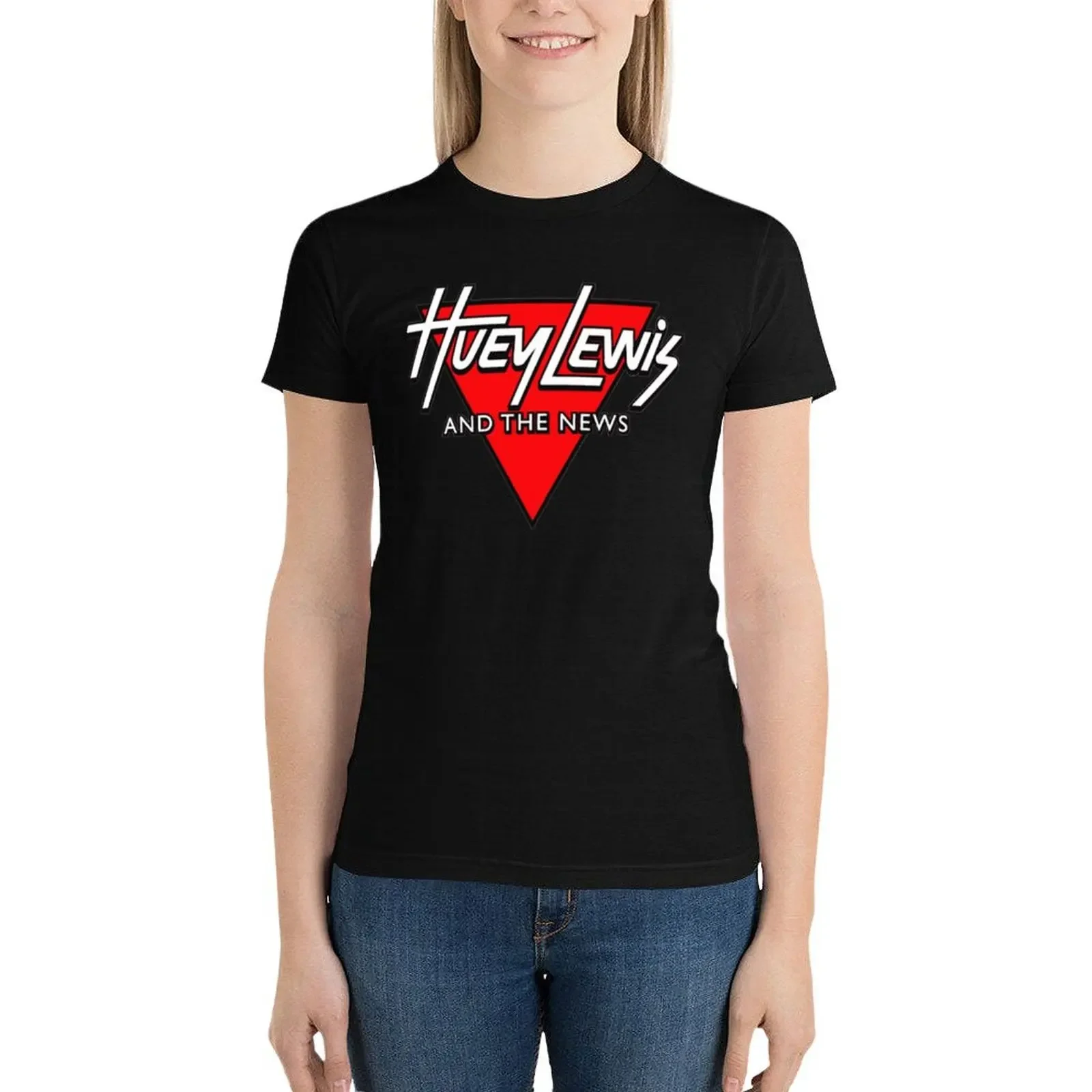 

Huey Lewis - Band Legend T-Shirt cute clothes Blouse plus size tops summer top luxury designer clothing Women